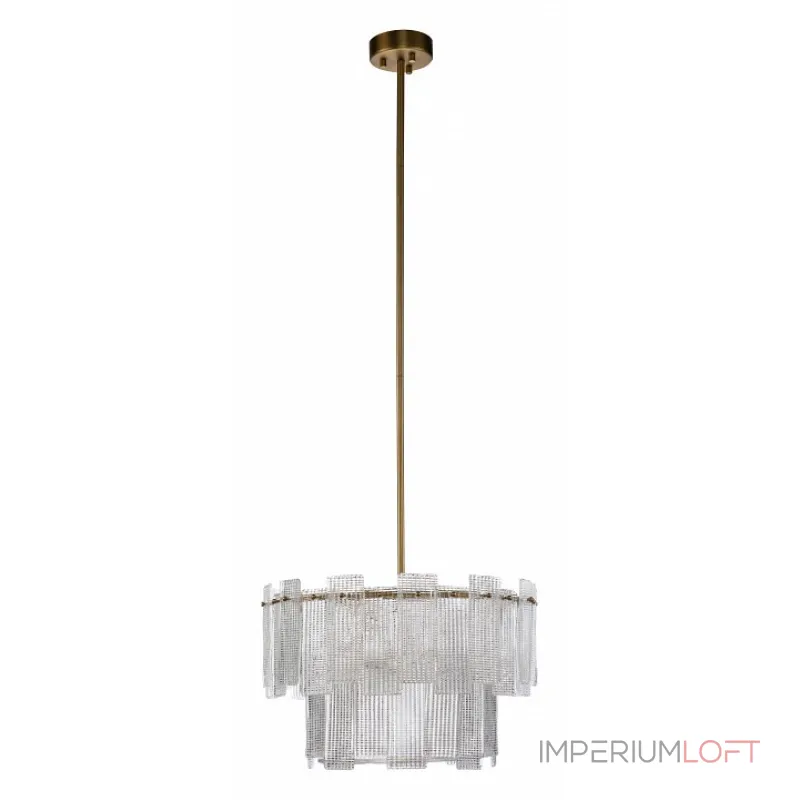 Люстра на штанге Indigo Inverno 12013/6R Brass