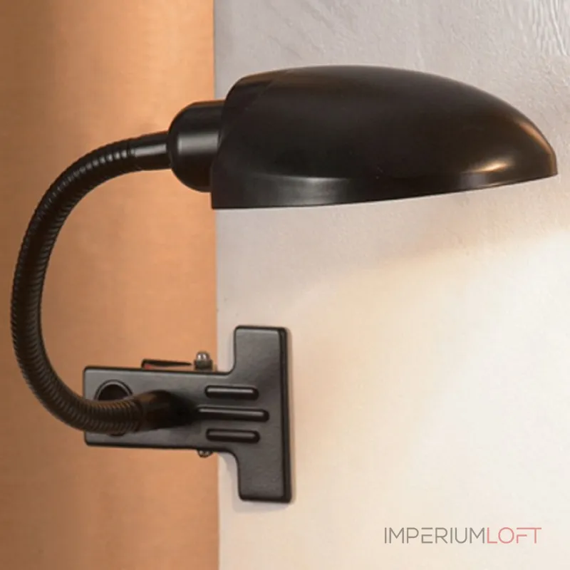 Настольная лампа офисная Lussole Roma LST-4214-01 Цвет арматуры черный Цвет плафонов черный от ImperiumLoft