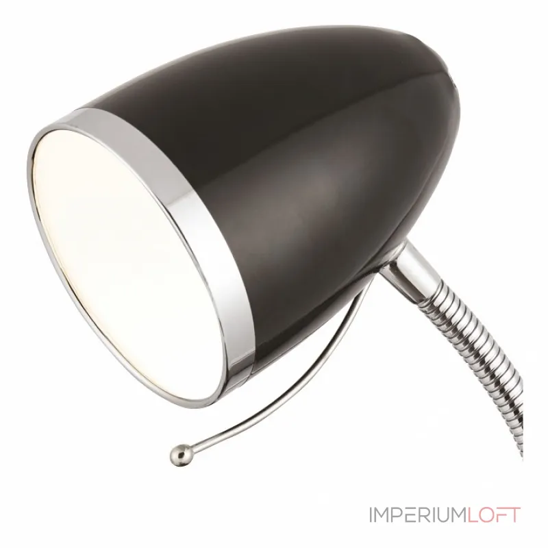 Настольная лампа офисная Arte Lamp Cosy A6145LT-1BK Цвет арматуры хром Цвет плафонов хром от ImperiumLoft