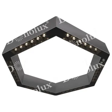 Накладной светильник Donolux DL18515 DL18515С111А36.34.500BB Цвет арматуры серебро Цвет плафонов черный