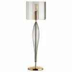 Настольная лампа декоративная Odeon Light Tower 4850/1T Цвет плафонов серый Цвет арматуры золото от ImperiumLoft