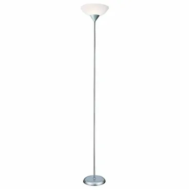Торшер Arte Lamp Duetto A9569PN-1SI Цвет арматуры серебро Цвет плафонов белый Торшер Arte Lamp Duetto A9569PN-1SI Цвет арматуры серебро Цвет плафонов белый