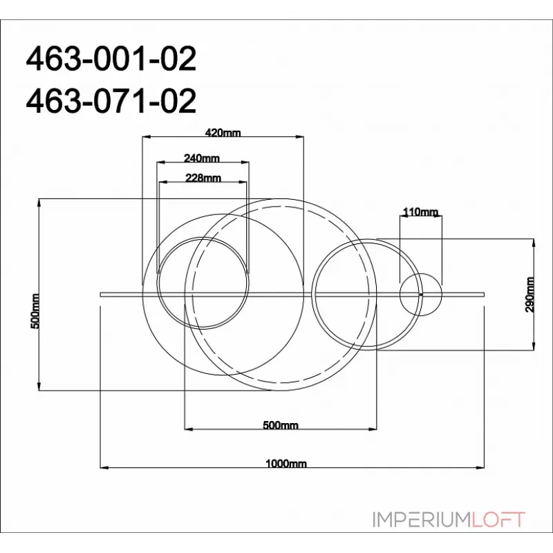 Накладной светильник Velante 463 463-001-02 от ImperiumLoft Накладной светильник Velante 463 463-001-02 от ImperiumLoft