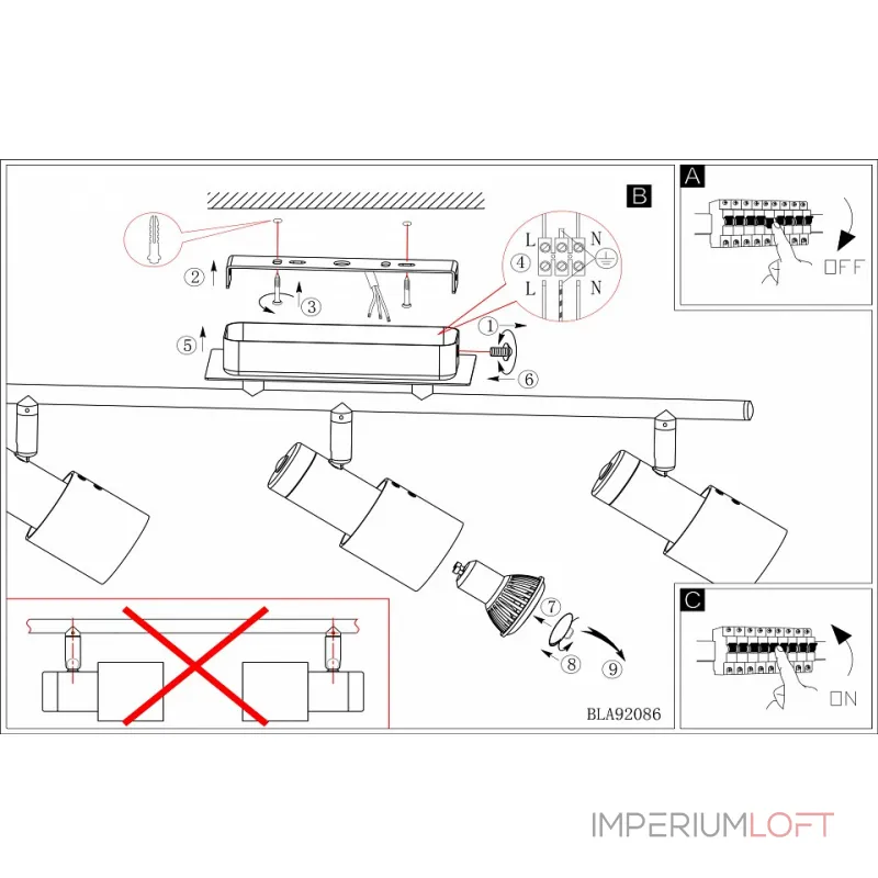 Спот Eglo Davida 92086 Цвет арматуры хром от ImperiumLoft