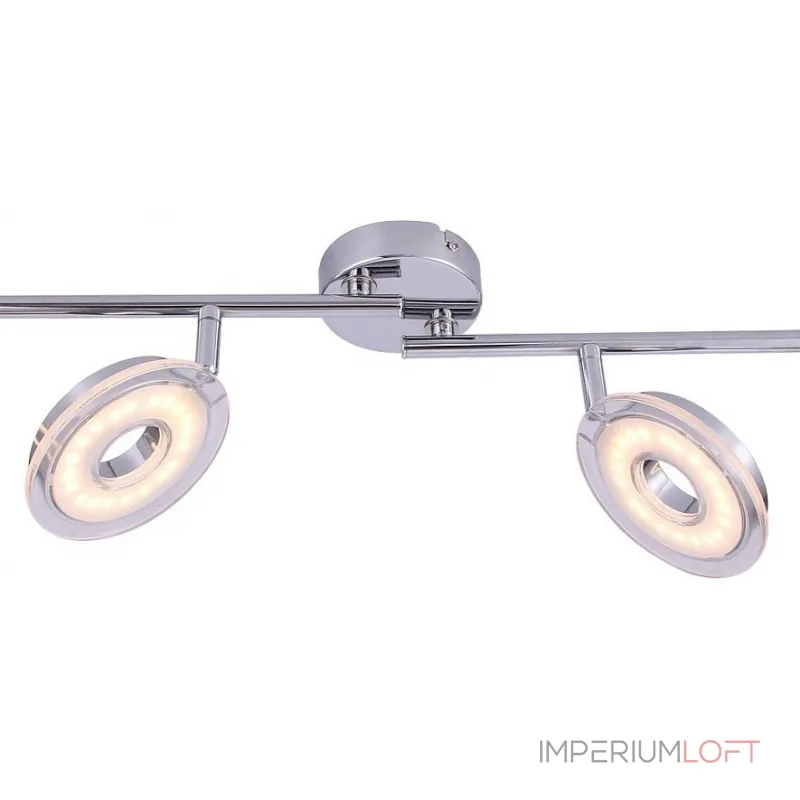 Спот Arte Lamp Fascio A8971PL-4CC Цвет арматуры хром Цвет плафонов белый от ImperiumLoft