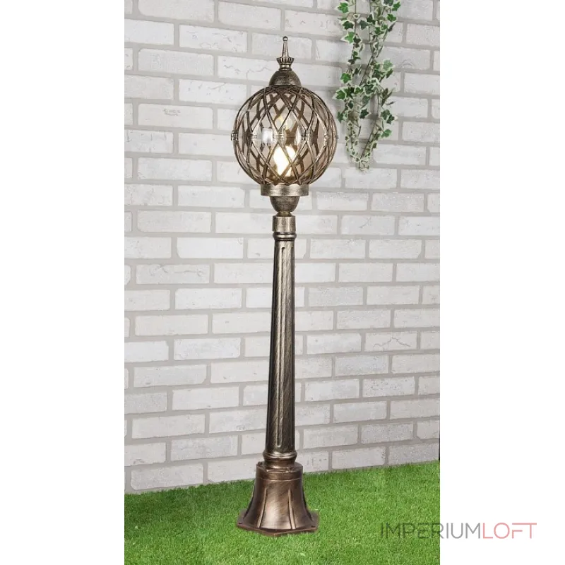 Наземный высокий светильник Elektrostandard Sirius Sirius F черное золото от ImperiumLoft