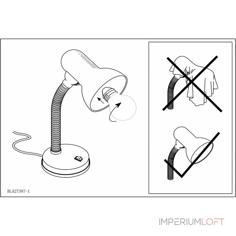 Настольная лампа офисная Eglo ПРОМО Basic 9230 Цвет арматуры красный Цвет плафонов красный от ImperiumLoft Настольная лампа офисная Eglo ПРОМО Basic 9230 Цвет арматуры красный Цвет плафонов красный от ImperiumLoft
