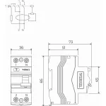Устройство защитного отключения 1P Werkel W812P404 от ImperiumLoft