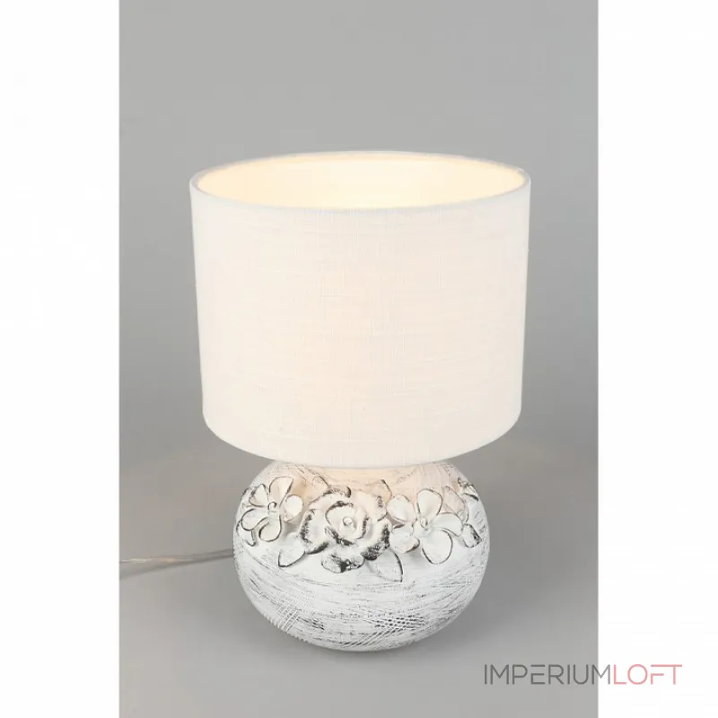 Настольная лампа декоративная Omnilux Valdieri OML-16504-01 Цвет плафонов белый от ImperiumLoft