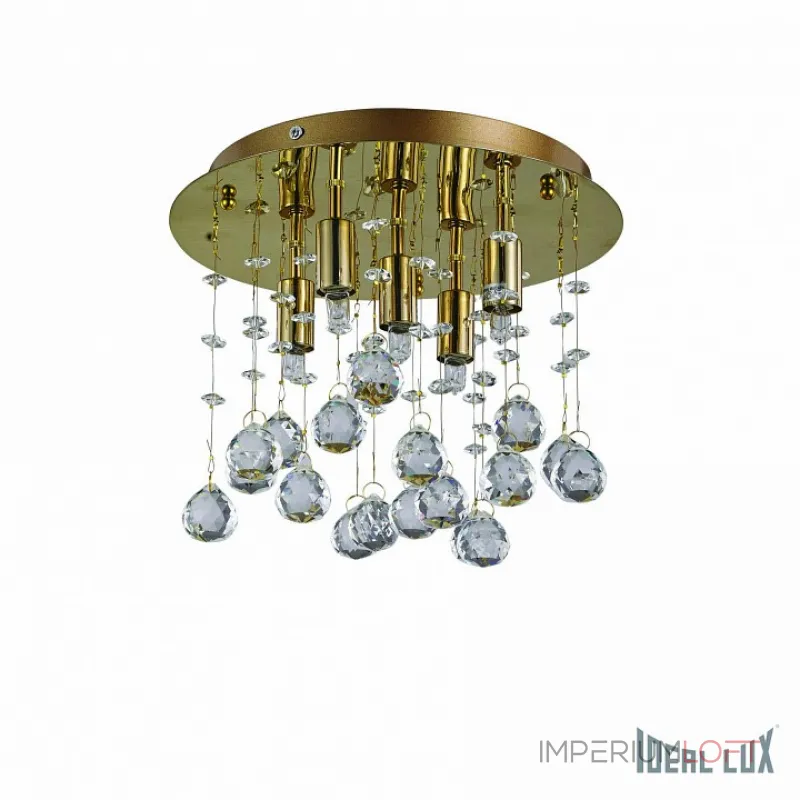 Потолочная люстра Ideal Lux Moonlight MOONLIGHT PL5 ORO Потолочная люстра Ideal Lux Moonlight MOONLIGHT PL5 ORO