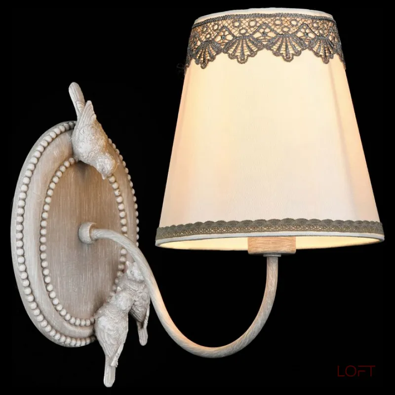 Бра Maytoni Bouquet ARM023-01-S Цвет арматуры серый Цвет плафонов белый от ImperiumLoft