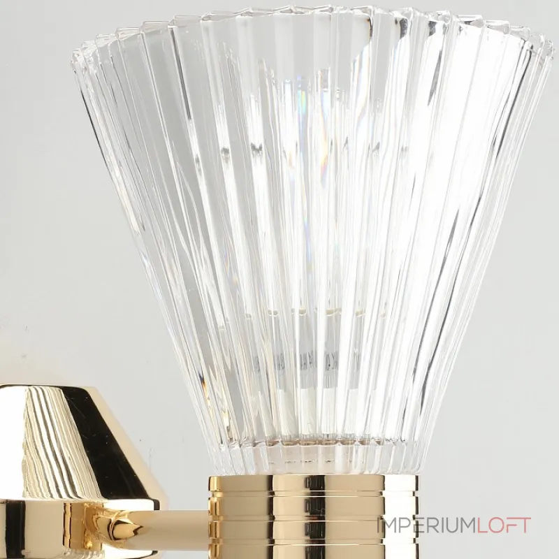 Бра Aployt Elinor APL.801.01.02 Цвет арматуры золото Цвет плафонов прозрачный от ImperiumLoft