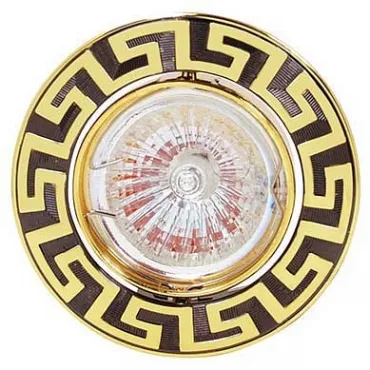 Встраиваемый светильник Horoz Electric HRZ00000575 Цвет арматуры золото Встраиваемый светильник Horoz Electric HRZ00000575 Цвет арматуры золото