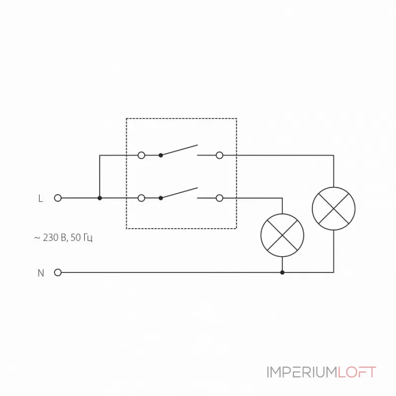 Выключатель двухклавишный без рамки Werkel черный матовый W1120008 от ImperiumLoft Выключатель двухклавишный без рамки Werkel черный матовый W1120008 от ImperiumLoft
