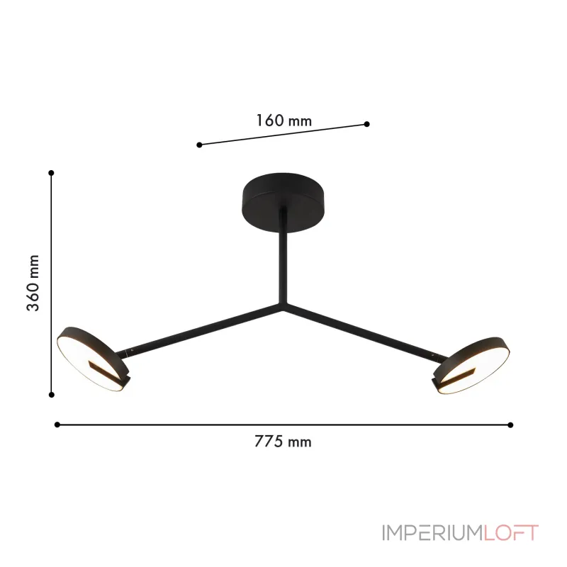 Люстра на штанге Favourite Paritet 4401-2C