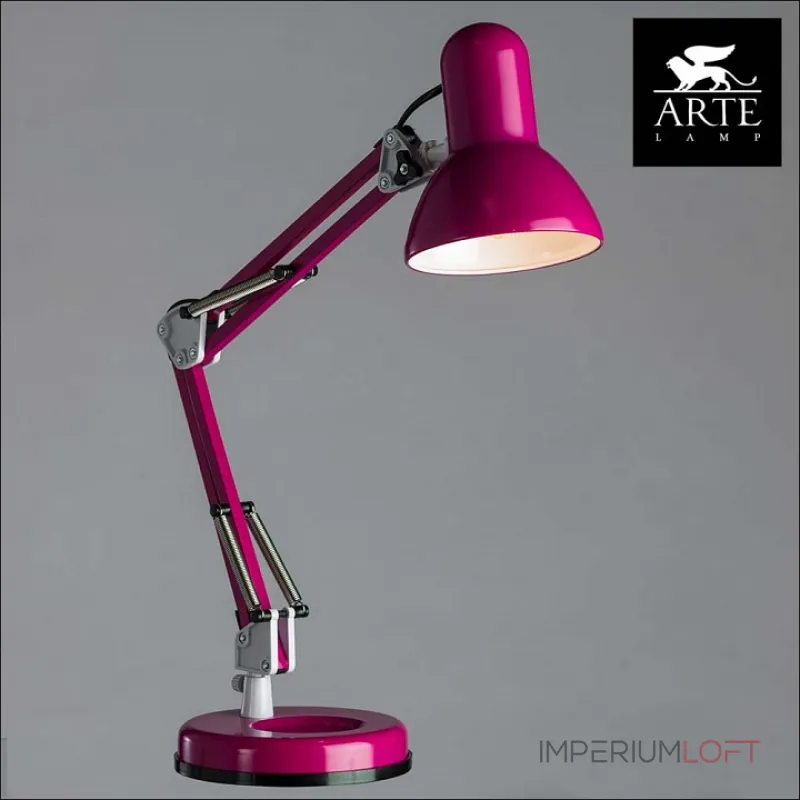 Настольная лампа офисная Arte Lamp Junior A1330LT-1MG Цвет арматуры фиолетовый Цвет плафонов фиолетовый от ImperiumLoft Настольная лампа офисная Arte Lamp Junior A1330LT-1MG Цвет арматуры фиолетовый Цвет плафонов фиолетовый от ImperiumLoft