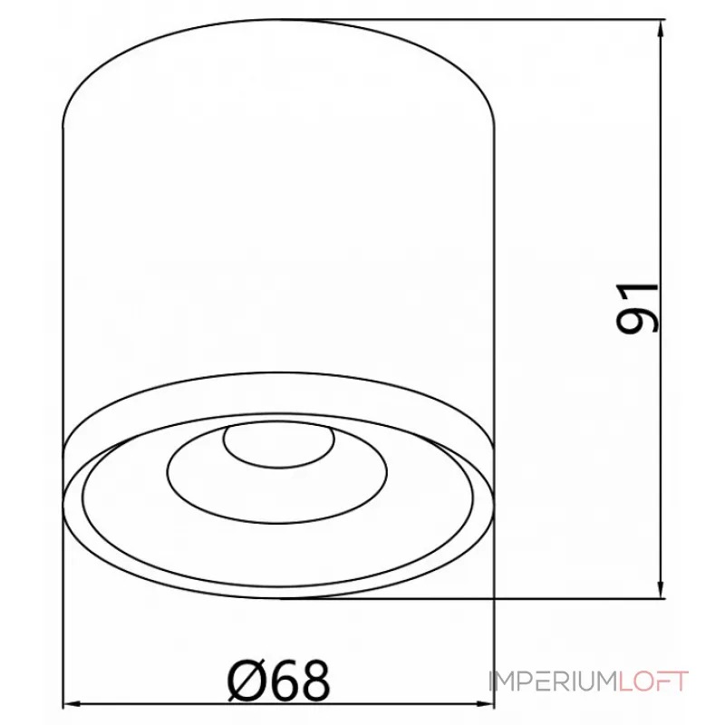 Накладной светильник Favourite Prakash 3086-1C от ImperiumLoft
