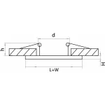 Рамка на 1 светильник Lightstar Domino 214516 Цвет арматуры белый от ImperiumLoft