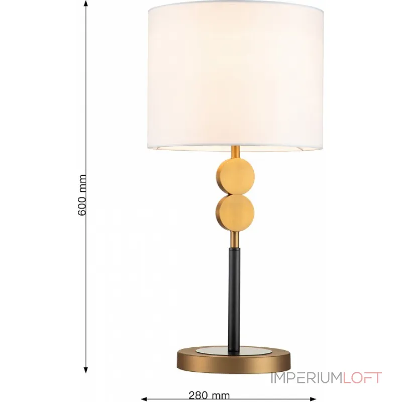 Настольная лампа декоративная Favourite Roshe 2624-1T Цвет плафонов белый от ImperiumLoft