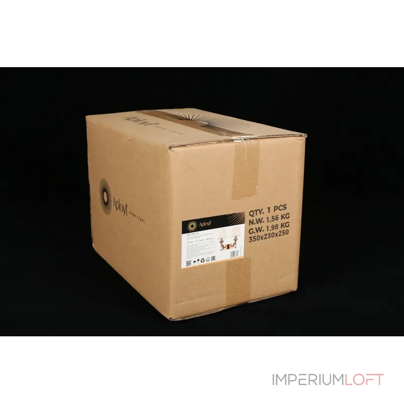 Бра Aployt Patricia APL.716.11.02 Цвет арматуры бронза Цвет плафонов белый от ImperiumLoft