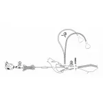 Настольная лампа офисная Globo Serpent 24109K Цвет арматуры хром Цвет плафонов хром от ImperiumLoft