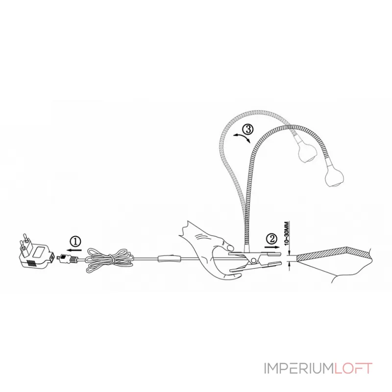 Настольная лампа офисная Globo Serpent 24109K Цвет арматуры хром Цвет плафонов хром от ImperiumLoft Настольная лампа офисная Globo Serpent 24109K Цвет арматуры хром Цвет плафонов хром от ImperiumLoft