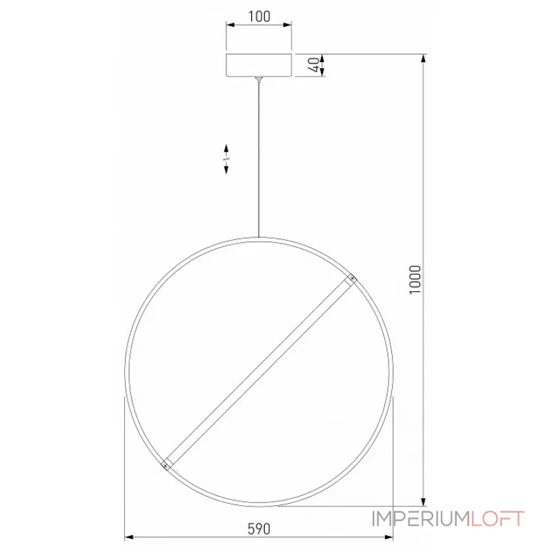 Подвесной светильник 90282/1