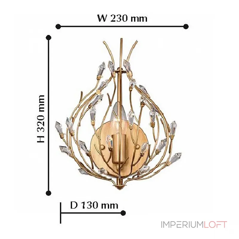 Накладной светильник Favourite Batun 2020-1W от ImperiumLoft