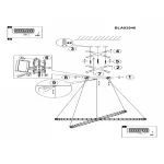 Подвесная люстра Eglo Toneria 93946