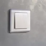 Выключатель проходной одноклавишный без рамки Werkel перламутровый рифленый W1112013 от ImperiumLoft