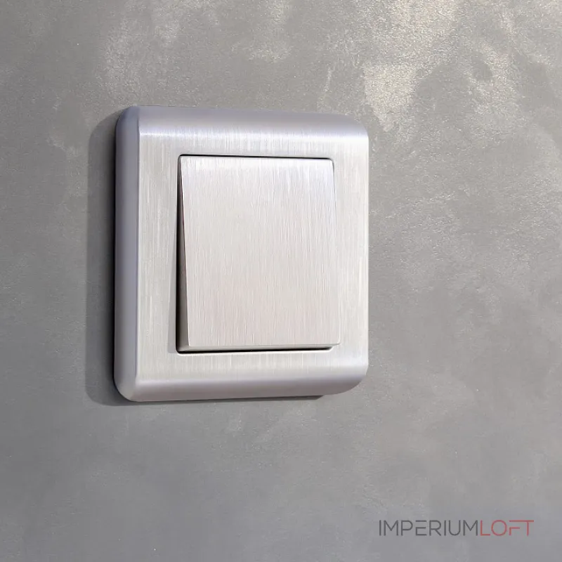 Выключатель проходной одноклавишный без рамки Werkel перламутровый рифленый W1112013 от ImperiumLoft Выключатель проходной одноклавишный без рамки Werkel перламутровый рифленый W1112013 от ImperiumLoft