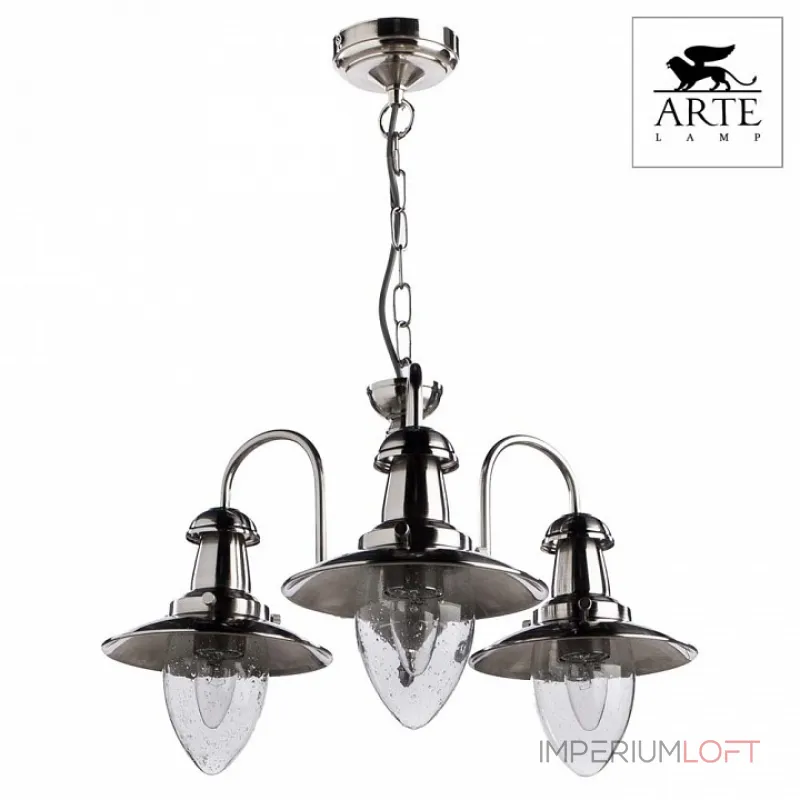 Подвесная люстра Arte Lamp Fisherman A5518LM-3SS Подвесная люстра Arte Lamp Fisherman A5518LM-3SS