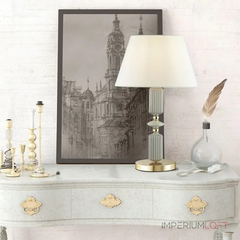 Настольная лампа декоративная Odeon Light Candy 4 4861/1TA Цвет плафонов белый Цвет арматуры золото от ImperiumLoft Настольная лампа декоративная Odeon Light Candy 4 4861/1TA Цвет плафонов белый Цвет арматуры золото от ImperiumLoft