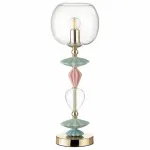 Настольная лампа декоративная Odeon Light Bizet 4855/1T Цвет плафонов прозрачный Цвет арматуры золото от ImperiumLoft