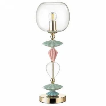 Настольная лампа декоративная Odeon Light Bizet 4855/1T Цвет плафонов прозрачный Цвет арматуры золото