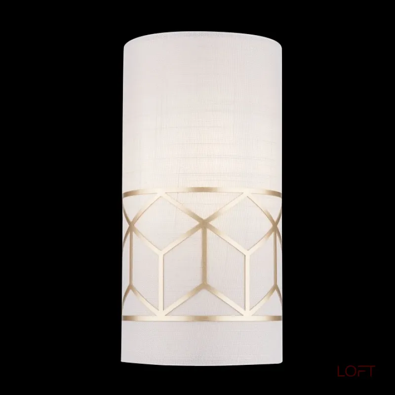 Накладной светильник Maytoni Messina H223-WL-01-G Цвет арматуры золото Цвет плафонов кремовый от ImperiumLoft