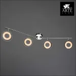 Спот Arte Lamp Fascio A8971PL-4CC Цвет арматуры хром Цвет плафонов белый от ImperiumLoft