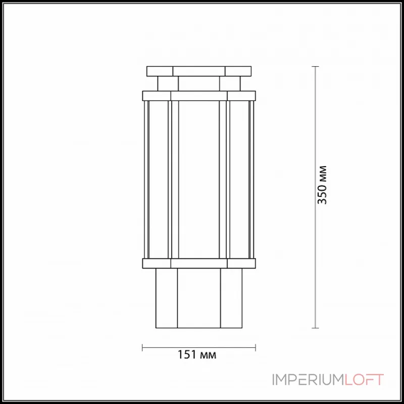 Наземный низкий светильник Odeon Light Gino 4048/1B Цвет арматуры коричневый Цвет плафонов коричневый от ImperiumLoft