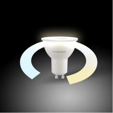 Лампа светодиодная Elektrostandard Умная лампа GU10 GU10 5Вт 3300, 4200, 6500K BLGU1016 Лампа светодиодная Elektrostandard Умная лампа GU10 GU10 5Вт 3300, 4200, 6500K BLGU1016