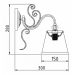 Бра Maytoni Vintage ARM420-01-R Цвет арматуры бронза Цвет плафонов белый от ImperiumLoft