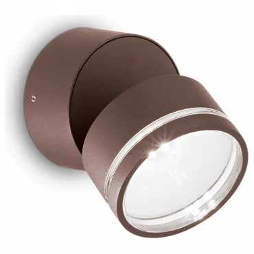 Спот Ideal Lux Omega OMEGA AP ROUND COFFEE 4000K Цвет плафонов коричневый