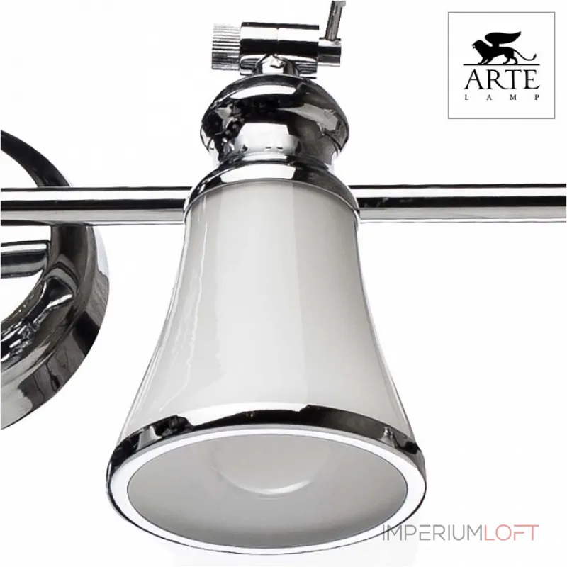 Спот Arte Lamp Vento A9231PL-4CC Цвет арматуры хром Цвет плафонов белый от ImperiumLoft Спот Arte Lamp Vento A9231PL-4CC Цвет арматуры хром Цвет плафонов белый от ImperiumLoft