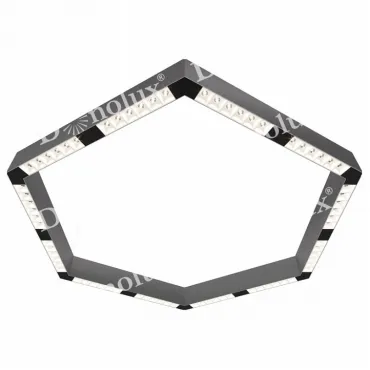 Накладной светильник Donolux DL18515 DL18515С111А72.48.900WB Цвет арматуры серебро Цвет плафонов черно-белый