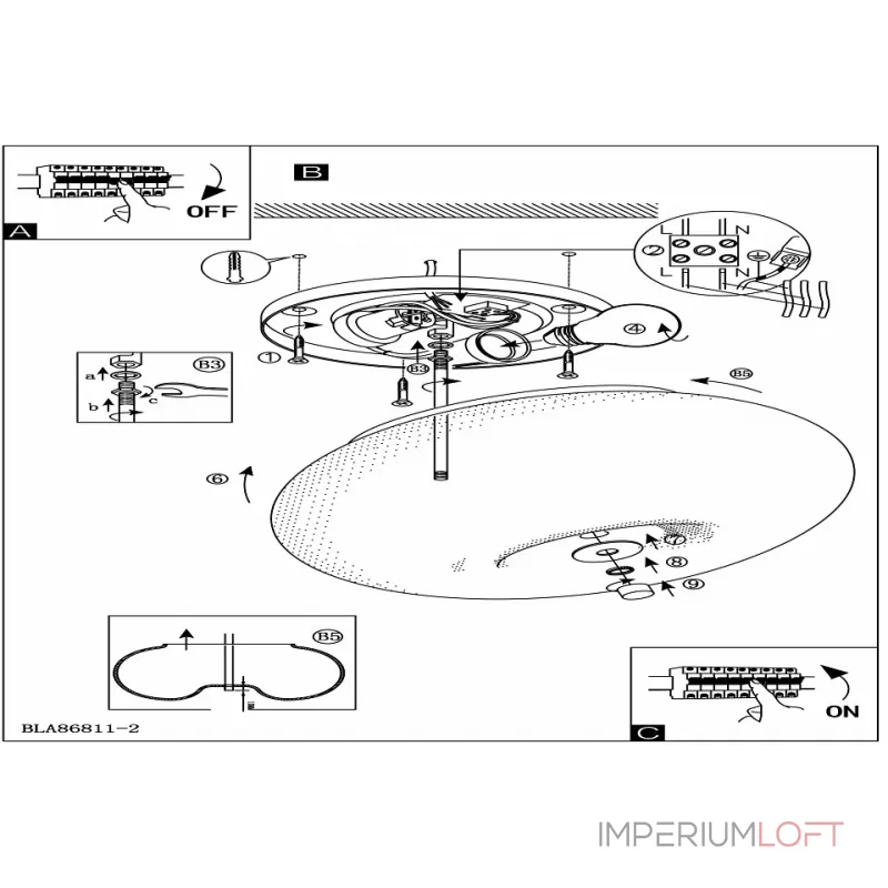 Потолочный светильник Eglo ПРОМО Optica 86811 