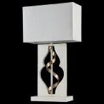 Настольная лампа декоративная Maytoni Intreccio ARM010-11-W Цвет арматуры золото Цвет плафонов белый от ImperiumLoft