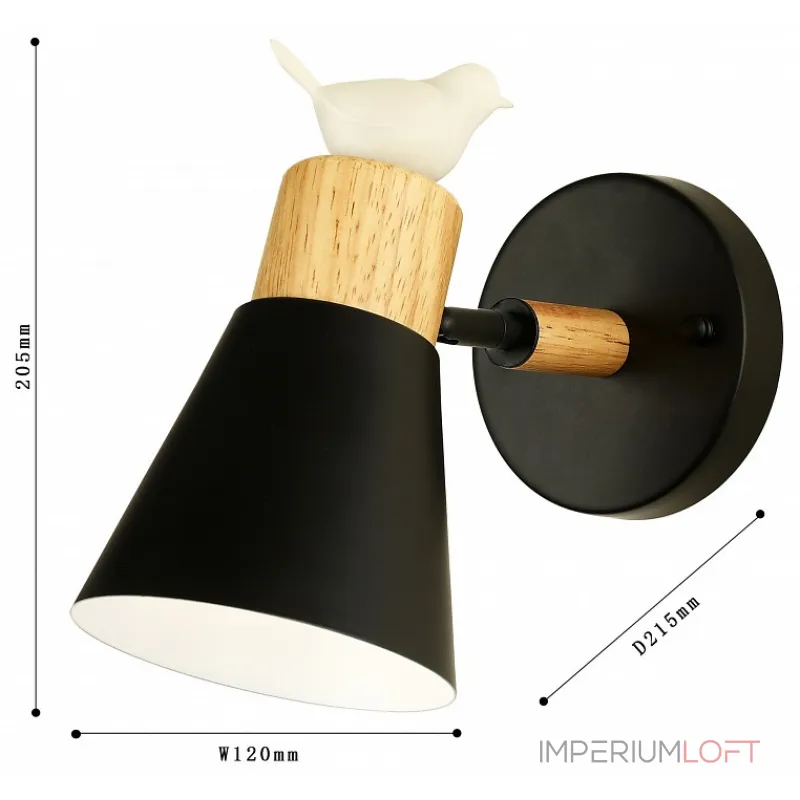 Бра F-promo Uccello 2938-1W Цвет плафонов черный от ImperiumLoft Бра F-promo Uccello 2938-1W Цвет плафонов черный от ImperiumLoft