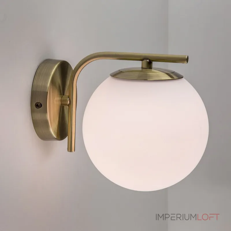 Бра Citilux Бремен CL112313 Бронза , плафон Белый от ImperiumLoft