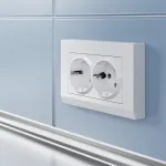 Розетка двойная с заземлением без рамки Werkel белый W1172001 от ImperiumLoft