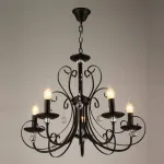 Подвесная люстра Hiper Fleur H105-5 Цвет плафонов прозрачный от ImperiumLoft