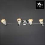 Спот Arte Lamp Vento A9231PL-4CC Цвет арматуры хром Цвет плафонов белый от ImperiumLoft